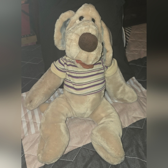 ganz bros Other - 1981 Vintage Ganz Broos Plush Dog Toy with Striped Shirt